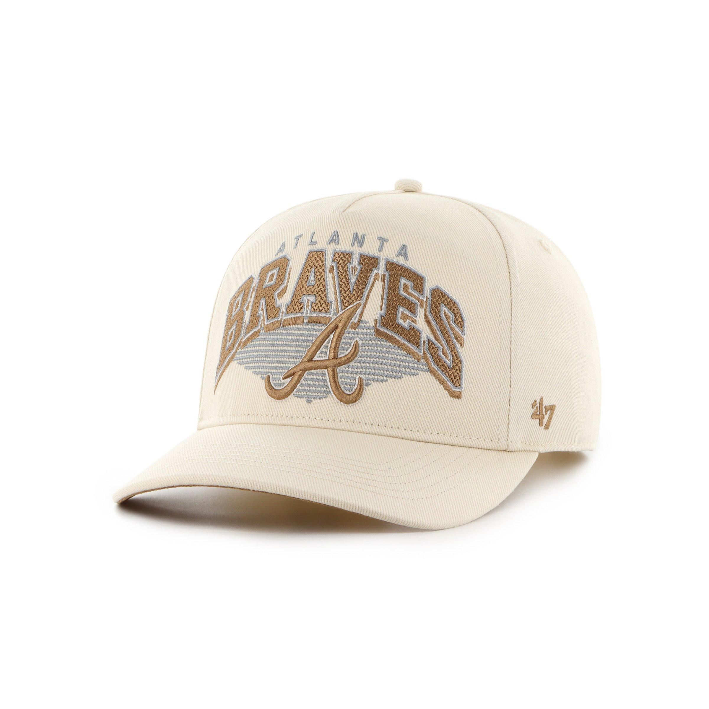 47 Atlanta Braves Pomona Hitch Snapback Hat - Cream - CREAM